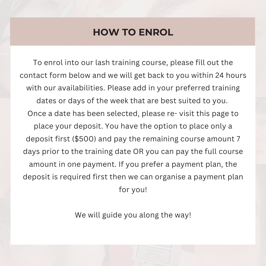 2 DAY CLASSIC & VOLUME EYELASH EXTENSION WORKSHOP