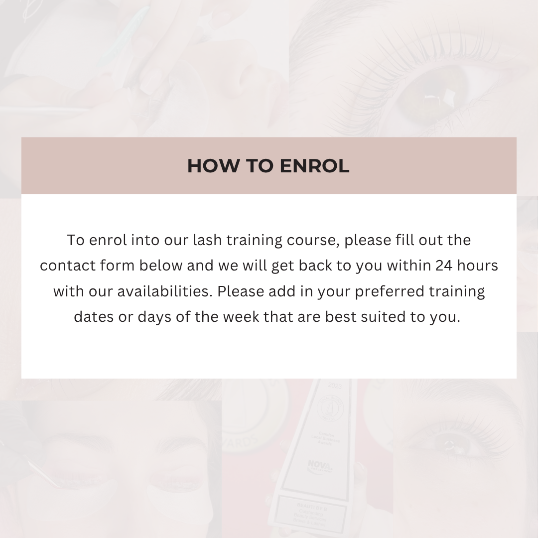 Lash Lift & Tint In Person Training