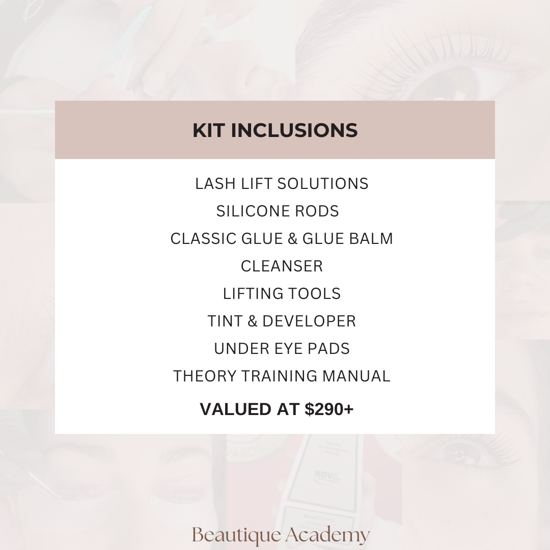 Lash Lift & Tint Course- IN PERSON